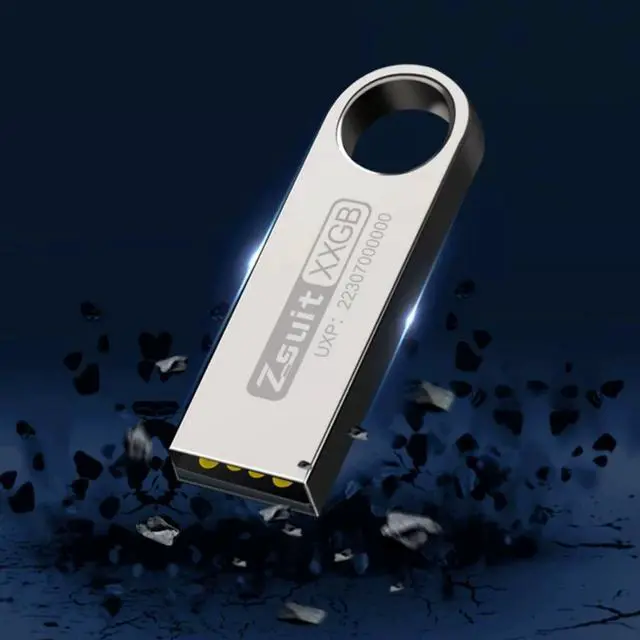 Alt view image 3 of 4 - Zsuit USB Flash Drive, High-Speed Flash Memory, USB 2.0 interface, S-class Chip, Waterproof and Anti magnetic, Plug and Play, Support Win98/me/2000/XP/VISA/WIN7/8/10. Mac OS9.x/LINUX 2.4 or above, 2GB