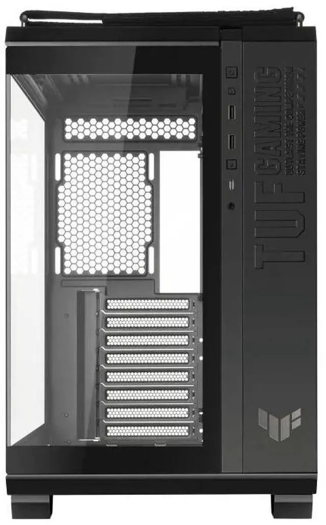 Alt view image 2 of 7 - ASUS TUF GT502 Boundless Edition Mid-Tower Case, Supports ATX motherboards, Accommodates graphics cards up to 400 mm in length, Supports 360 or 280 radiators, CPU height limit of 163 mm, Black