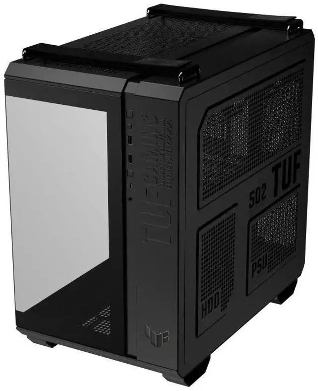 Alt view image 5 of 7 - ASUS TUF GT502 Boundless Edition Mid-Tower Case, Supports ATX motherboards, Accommodates graphics cards up to 400 mm in length, Supports 360 or 280 radiators, CPU height limit of 163 mm, Black