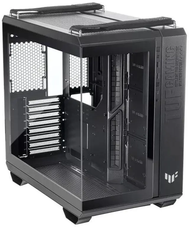 Alt view image 3 of 7 - ASUS TUF GT502 Boundless Edition Mid-Tower Case, Supports ATX motherboards, Accommodates graphics cards up to 400 mm in length, Supports 360 or 280 radiators, CPU height limit of 163 mm, Black