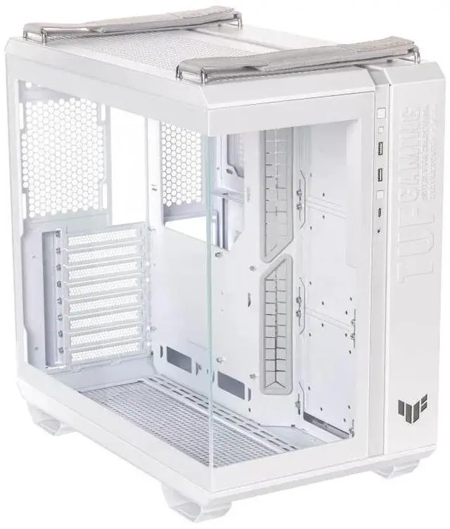 Main image of ASUS TUF GT502 Boundless Edition Mid-Tower Case, Supports ATX motherboards, Accommodates graphics cards up to 400 mm in length, Supports 360 or 280 radiators, CPU height limit of 163 mm, White