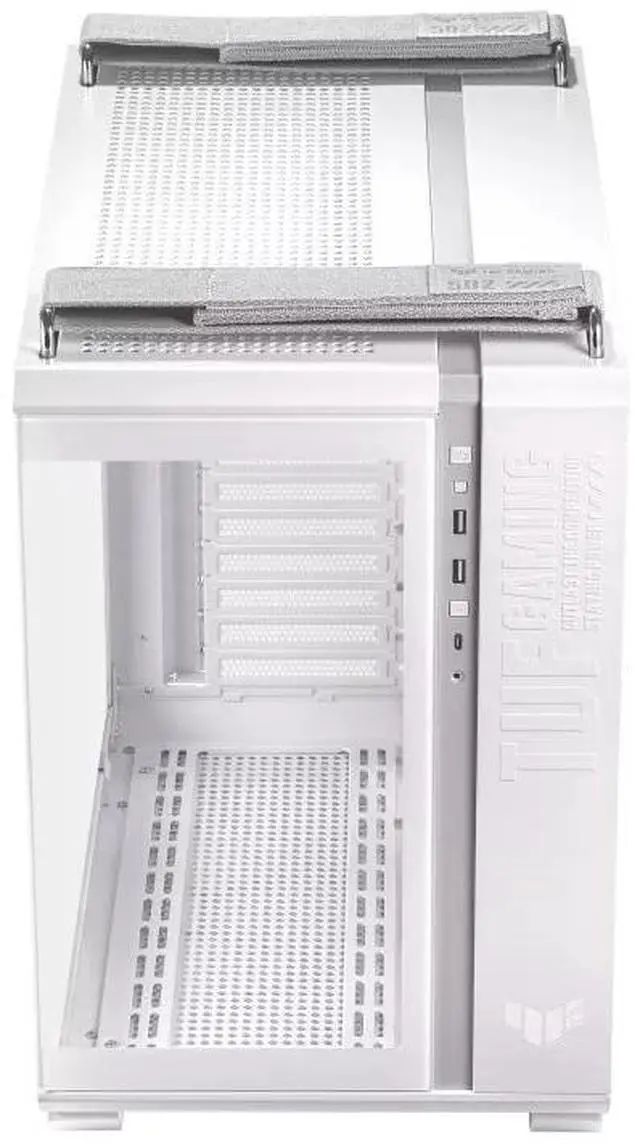 Alt view image 5 of 7 - ASUS TUF GT502 Boundless Edition Mid-Tower Case, Supports ATX motherboards, Accommodates graphics cards up to 400 mm in length, Supports 360 or 280 radiators, CPU height limit of 163 mm, White