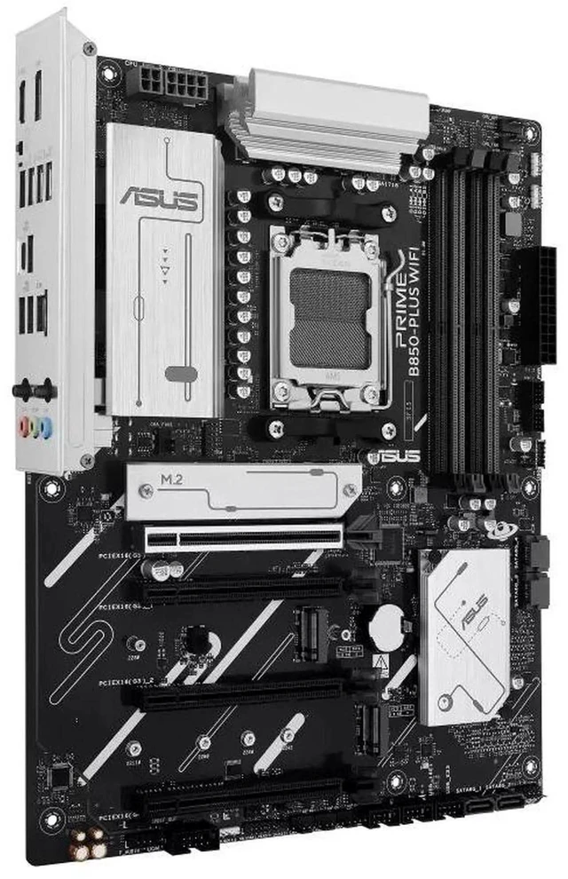 Alt view image 5 of 7 - ASUS PRIME B850-PLUS WIFI Motherboard & AMD Ryzen 7 9850X3D CPU Combo, AMD B850 ATX motherboard AM5 DDR5, PCle 5.0 Ready, three M.2slots, Wi-Fi 6E, Realtek 2.5GbEthernet, BlOS FlashBack, AuraSync