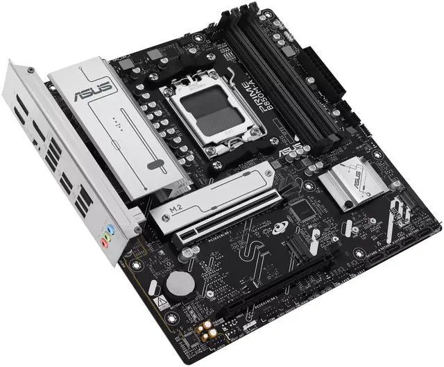 Alt view image 6 of 7 - ASUS PRIME B850M-A Motherboard & AMD Ryzen9 9950X3D CPU Combo, AMD B850 (AM5 Socket) micro-ATX,5PCIe 5.0 Ready,three M.2 slots,Realtek 2.5Gb Ethernet,dual DisplayPort,front USB 5Gbps Type-C support