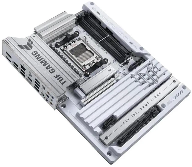 Alt view image 5 of 7 - ASUS TUF GAMING B850-BTF WIFI W Motherboard & AMD Ryzen 7 9700X CPU Combo, AMD B850 ATX Motherboard,AM5,Hidden-Connector Design,14+2+1 80A DrMOS Power Stages,PCIe 5.0 Ready,3X M.2,Wi-Fi 7, 2.5Gb LAN