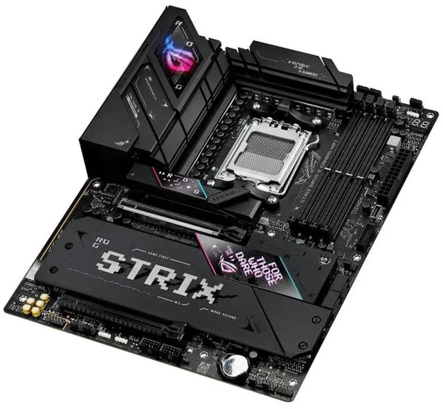 Alt view image 6 of 7 - ASUS ROG Strix B850-E Gaming WiFi Motherboard & AMD Ryzen 9 9900X CPU Combo, AM5 B850 ATX 16+2+2 Stages, Dynamic OC, Core Flex,DDR5 w/AEMP, WiFi 7, 5X M.2, 5G LAN, PCIe 5.0,USB4, USB 20Gbps Type-C,AI