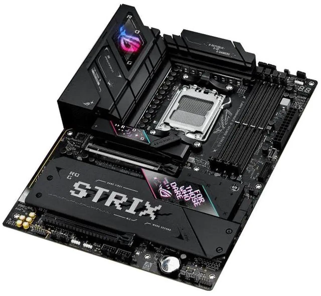 Alt view image 6 of 7 - ASUS ROG Strix B850-E Gaming WiFi Motherboard & AMD Ryzen 9 9950X CPU Combo, AM5 B850 ATX 16+2+2 Stages, Dynamic OC, Core Flex,DDR5 w/AEMP, WiFi 7, 5X M.2, 5G LAN, PCIe 5.0,USB4, USB 20Gbps Type-C