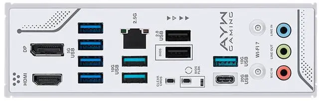 Alt view image 6 of 7 - ASUS B850M AYW GAMING OC WIFI7 W Motherboard & AMD Ryzen 5 9600X CPU Combo, AMD AM5, DDR5, PCIe 5.0 slot, 2.5Gb Ethernet, rear USB 20Gbps Type-C, front USB 10Gbps Type-C, WiFi 7, Aura Sync