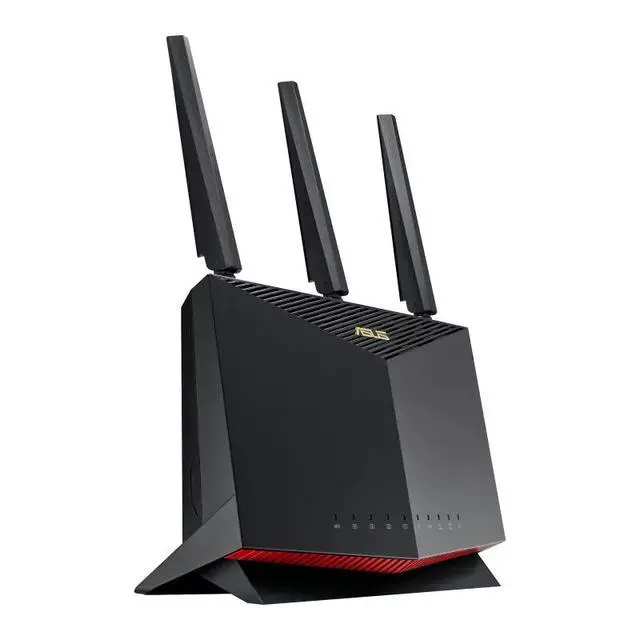 Alt view image 2 of 7 - ASUS RT-AX86U Pro Gaming Router, AX5700 Dual-Band Wi-Fi 6, PS5 Compatible, AiProtection Pro Network Security, Advanced Parental Controls, 2.5G Ethernet Port, Dedicated Gaming Port, Adaptive QoS