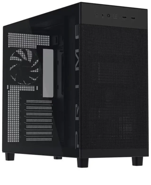Alt view image 3 of 5 - ASUS AP303 Ice Cube ATX Side-Panel Window Case, supports ATX motherboards, supports up to 360mm liquid cooling, dual GPU mounting brackets, 20Gbps USB-C port, maximum GPU length of 360mm, black