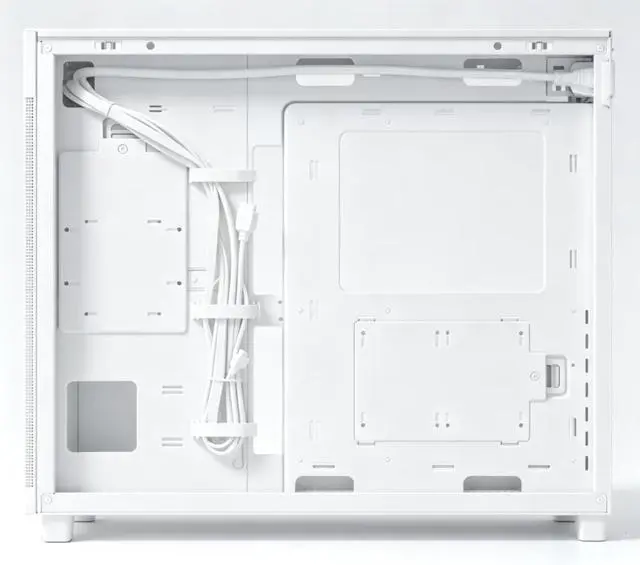 Alt view image 3 of 6 - ASUS AP303 Ice Cube ATX Side-Panel Window Case, supports ATX motherboards, supports up to 360mm liquid cooling, dual GPU mounting brackets, 20Gbps USB-C port, maximum GPU length of 360mm, white