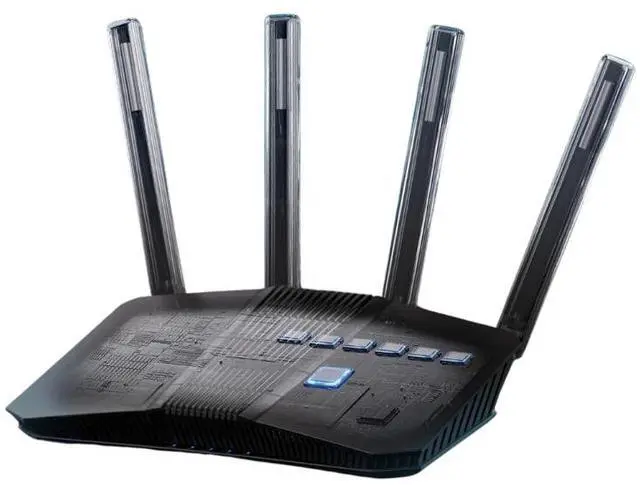 Alt view image 5 of 6 - ASUS RT-BE82U Gaming Router, WiFi 7 Dual-Band Expandable Router, 4K-QAM, MLO, Five 2.5Gb Ports, Commercial-Grade Network Security, Parental Controls, IoT Network, Kids Network, VPN Support