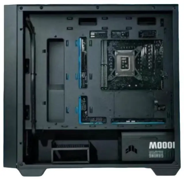 Main image of ASUS A21 Zhuiying Mid-Tower Case, M-ATX and Mini-ITX motherboard support, supports rear-mounted motherboards, supports 360 or 280 radiator, tempered glass side panel, Shadow Black