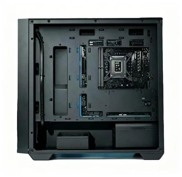 Alt view image 2 of 7 - ASUS A23 Light and Shadow Insight Edition Case, supports Micro-ATX and Mini-ITX motherboards, 360mm radiator, powerful cooling performance, front audio and high-speed USB ports, black