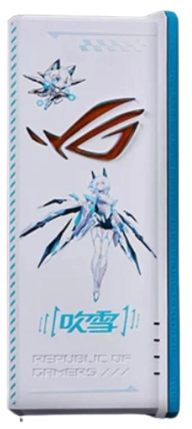 Alt view image 3 of 7 - ASUS ROG Strix GS-BE7200 Snow Warrior Gaming Router, UV Printing, Yuki Onna Custom Edition, 7200 Mbps, WiFi7, 4K-QAM, Dual-Band Wireless, MediaTek Filogic AI, AURA RGB,9×2.5G Ports, AiProtection