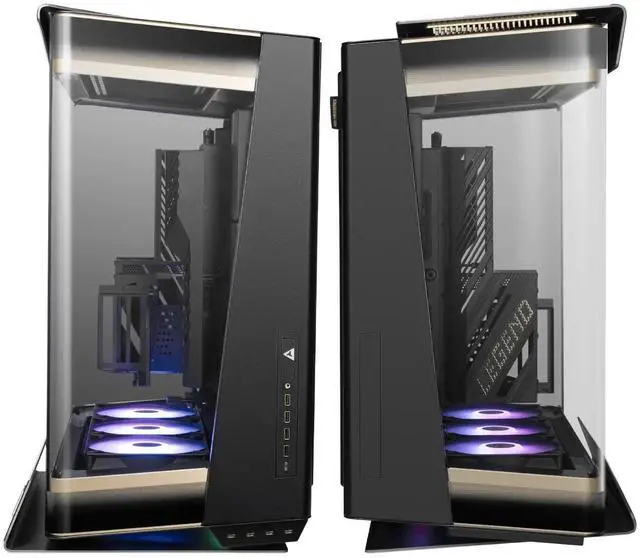 Alt view image 6 of 7 - MSI MEG MAESTRO 900R Supreme Tower/Panoramic Curved Seaview Chassis, supporting E-ATX (up to 280 x 305 mm), ATX, Micro-ATX, Mini-ITX motherboard specifications, with a removable I/O module