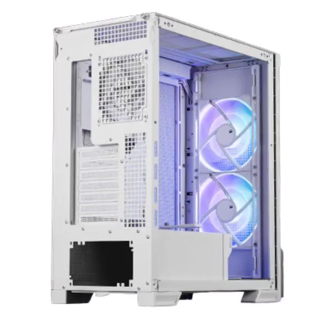 Alt view image 2 of 5 - MSI MPG VELOX 300R AIRFLOW PZ WHITE MidTower Desktop PC Case, Supports Regular EATX, ATX, MicroATX, MiniITX , Builtin GPU Support Bracket, 360mm AIO Cooler Support, 3 PreInstalled DualLayer Fan