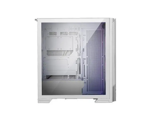 Alt view image 4 of 5 - MSI MPG VELOX 300R AIRFLOW PZ WHITE MidTower Desktop PC Case, Supports Regular EATX, ATX, MicroATX, MiniITX , Builtin GPU Support Bracket, 360mm AIO Cooler Support, 3 PreInstalled DualLayer Fan
