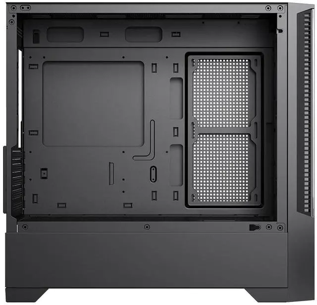 Alt view image 7 of 7 - MSI PAG FORGE M100L SFF PC Case, Tempered Glass Side, MicroATX/MiniITX Support, 360mm AIO Support, Optimized Airflow, Magnetic Dust Filter, 12 Fan Mounts