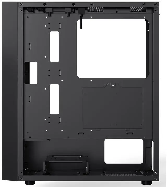 Alt view image 7 of 7 - MSI PAG SHIELD 200L MidTower PC Case, Tempered Glass Side, ATX/MicroATX/MiniITX Support, Optimized Airflow, Magnetic Dust Filter, ATX PSU Support, Long GPU Compatible
