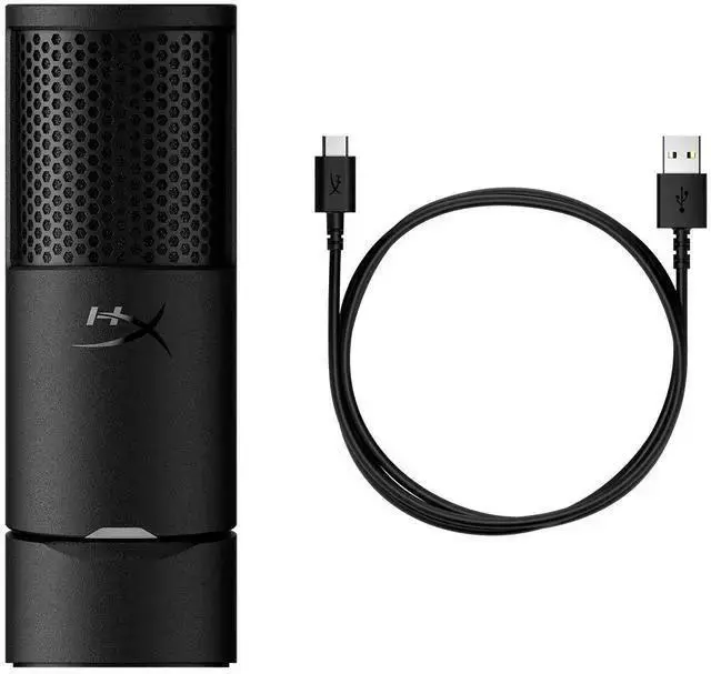 Alt view image 2 of 7 - HyperX SoloCast 2 USB Condenser Gaming Microphone, for PC, PS5, PS4, and Mac, Tap-to-Mute Sensor, Cardioid Polar Pattern, Great for Streaming, Podcasts, Twitch, YouTube, Discord - Black