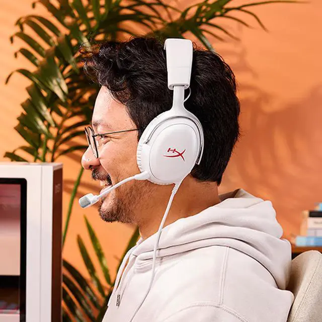 Alt view image 2 of 6 - HyperX Cloud III Wired Gaming Headset, PC, PS5, Xbox Series X|S, Angled 53mm Drivers, DTS Spatial Audio, Memory Foam, Durable Frame, Ultra-Clear 10mm Mic, USB-C, USB-A, 3.5mm Gray