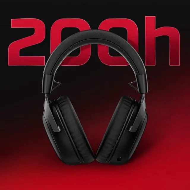 Alt view image 2 of 5 - HyperX Cloud III S Wireless Gaming Headset, 200-hour Battery Life, 2.4GHz Wireless/Bluetooth, 53mm Drivers, 10mm Detachable Microphone, Compatible with PC/PS5/PS4/Switch/Mac/Mobile Devices, Black