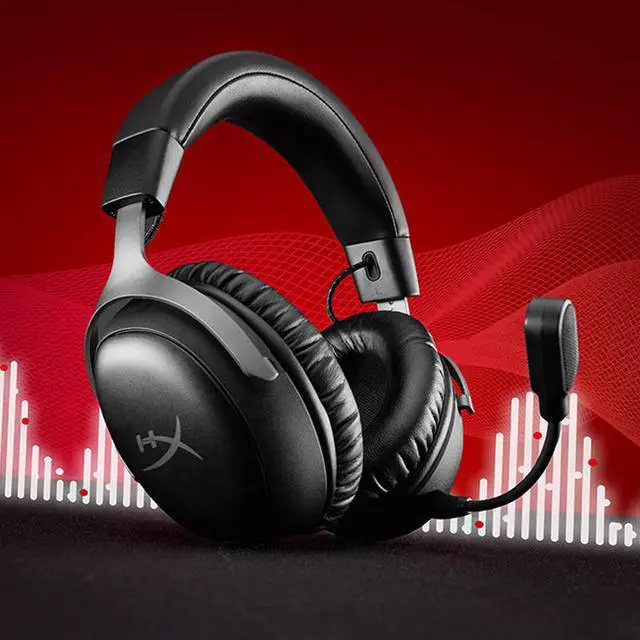 Alt view image 5 of 5 - HyperX Cloud III S Wireless Gaming Headset, 200-hour Battery Life, 2.4GHz Wireless/Bluetooth, 53mm Drivers, 10mm Detachable Microphone, Compatible with PC/PS5/PS4/Switch/Mac/Mobile Devices, Black