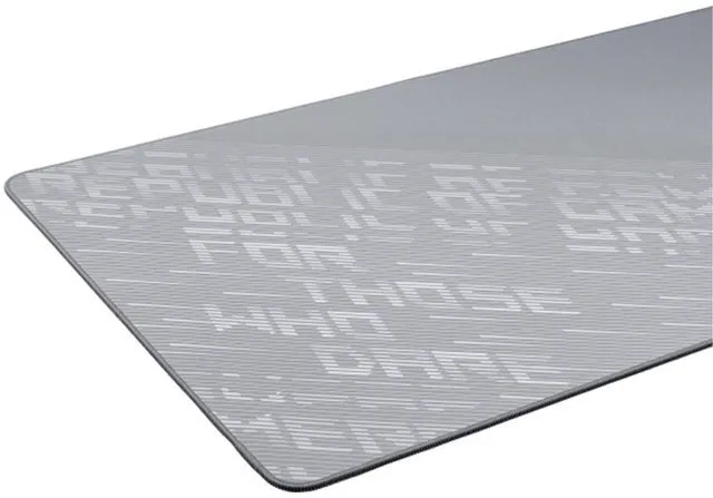 Alt view image 4 of 7 - ASUS ROG Scabbard II Arctic Gray XXL Gaming Mouse Pad, 900 x 400 x 3mm, Military-Grade Nano Water-Oil-Dust Repellent Triple-Protection Coating, Non-Slip Rubber Base,Wear-Resistant Flat-Stitched Edges