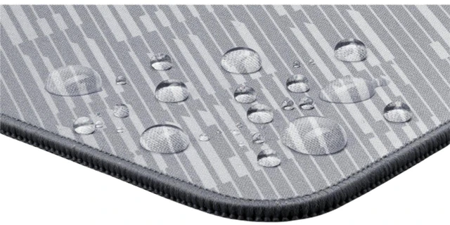 Alt view image 5 of 7 - ASUS ROG Scabbard II Arctic Gray XXL Gaming Mouse Pad, 900 x 400 x 3mm, Military-Grade Nano Water-Oil-Dust Repellent Triple-Protection Coating, Non-Slip Rubber Base,Wear-Resistant Flat-Stitched Edges