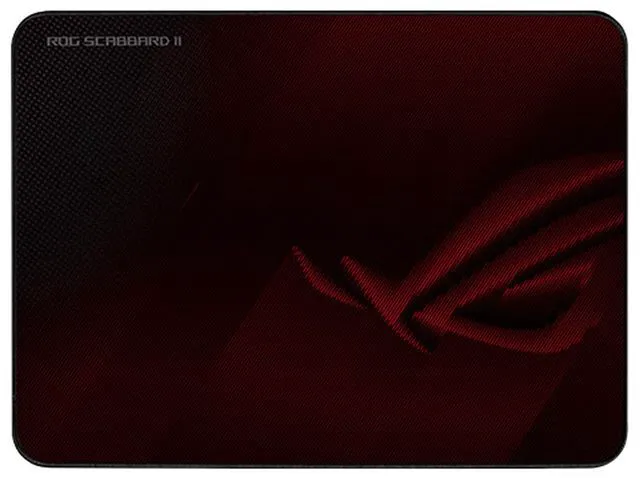 Main image of ASUS ROG Scabbard II Mini Gaming Mouse Pad,360 x 260 x 3mm,Triple-Protection Surface, Water-Repellent,Oil-Repellent & Dust-Proof,Smooth-Glide Surface,Non-Slip Rubber Base, Knitted Flat-Stitched Edges
