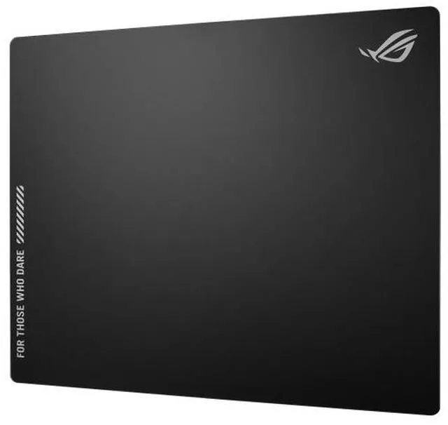 Alt view image 3 of 4 - ASUS ROG Moonstone Ace L Black Gaming Mouse Pad, 500 x 400 x 4mm, Impact-Resistant, Scratch-Resistant & Easy-to-Clean Tempered-Glass Surface, Smooth Matte Finish, UltraGrippy Silicone Base