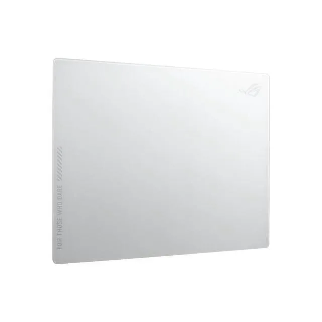 Alt view image 3 of 4 - ASUS ROG Moonstone Ace L White Gaming Mouse Pad, 500 x 400 x 4mm, Impact-Resistant, Scratch-Resistant & Easy-to-Clean Tempered-Glass Surface, Smooth Matte Finish, UltraGrippy Silicone Base