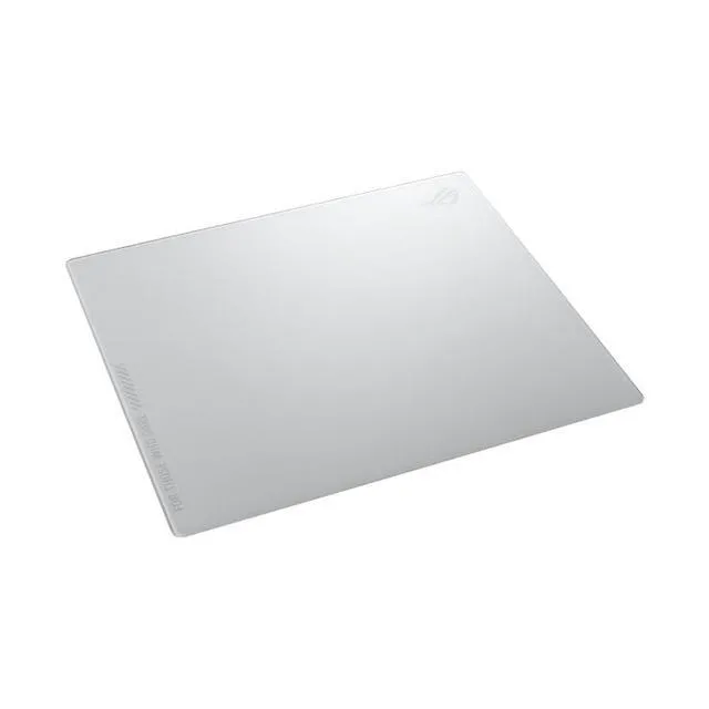 Alt view image 4 of 4 - ASUS ROG Moonstone Ace L White Gaming Mouse Pad, 500 x 400 x 4mm, Impact-Resistant, Scratch-Resistant & Easy-to-Clean Tempered-Glass Surface, Smooth Matte Finish, UltraGrippy Silicone Base