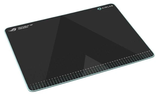 Alt view image 2 of 6 - ASUS ROG Hone Ace Aim Lab Gaming Mouse Pad, 508 x 420 x 3mm,Nano-Coated Surface With Water-Repellent,Oil-Repellent & Dust-Proof Properties,360-Task Precision Ruler Markings,Soft Non-Slip Rubber Base