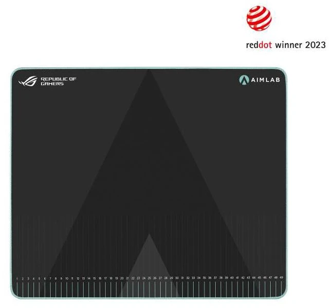 Main image of ASUS ROG Hone Ace Aim Lab Gaming Mouse Pad, 508 x 420 x 3mm,Nano-Coated Surface With Water-Repellent,Oil-Repellent & Dust-Proof Properties,360-Task Precision Ruler Markings,Soft Non-Slip Rubber Base