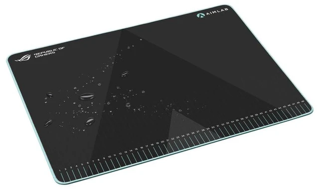 Alt view image 4 of 6 - ASUS ROG Hone Ace Aim Lab Gaming Mouse Pad, 508 x 420 x 3mm,Nano-Coated Surface With Water-Repellent,Oil-Repellent & Dust-Proof Properties,360-Task Precision Ruler Markings,Soft Non-Slip Rubber Base