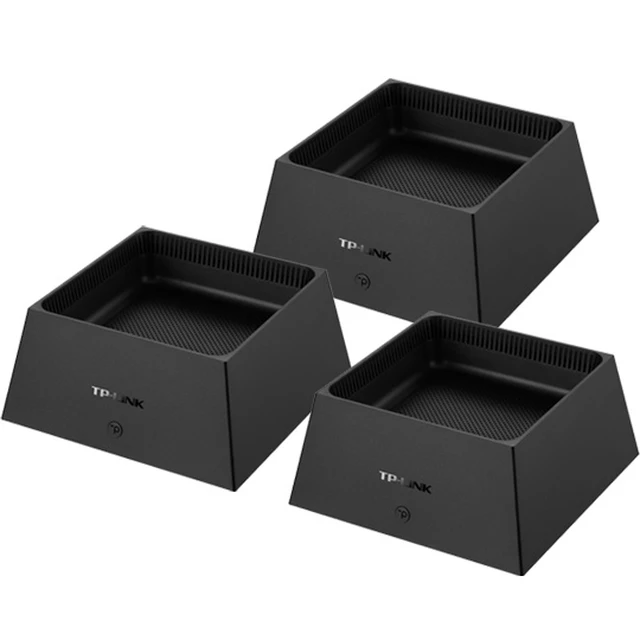 Alt view image 2 of 7 - TP-LINK BE5100 WiFi7 Wireless Router (TL-7DR5150 One-Mesh), Dual-Band Aggregation, 1×2.5G port and 2×Gigabit ports, Intelligent Game Acceleration, Parental Controls - 3-pack