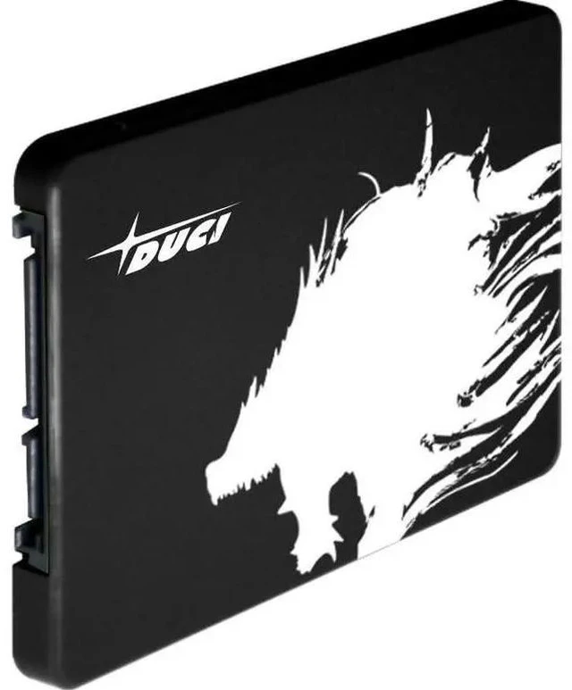 Main image of DUCI 512GB SSD, Universal Internal SSD, SATA 3.0, Drive 2.5, for Laptops and Desktop PCs, Speeds up to 510MB/s, for Gaming/Work, Black