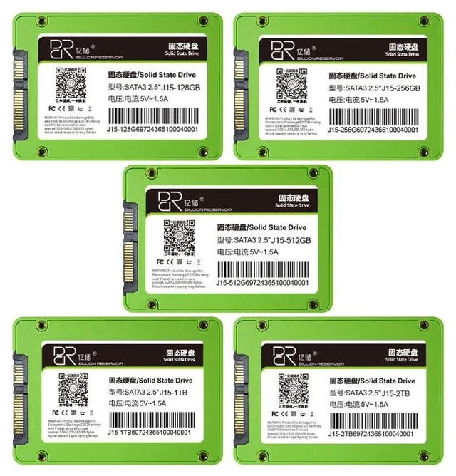 Alt view image 4 of 6 - DUCI J15-256GB SSD, Universal Internal SSD, SATA 3.0, Drive 2.5, for Laptops and Desktop PCs, Speeds up to 510MB/s, for Gaming/Work, Green
