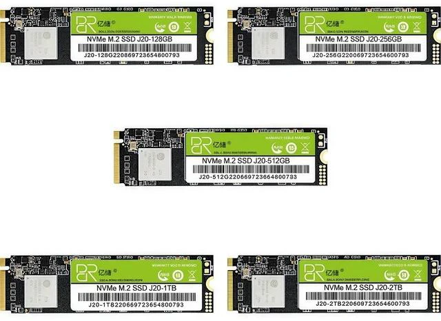 Alt view image 3 of 6 - DUCI 128G NVME M.2 universal internal SSD Solid State, Notebook and PC laptop, PCIE3.0 interface, Speeds Up to 2100MB/s,for Gaming, Work, Green