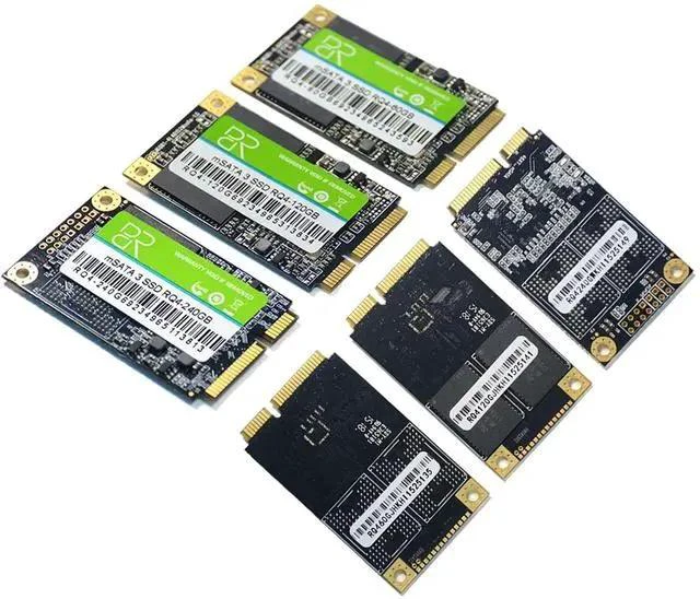 Alt view image 7 of 7 - DUCI MSATA 128GB SSD, Universal SSD with speeds up to 512MB/s for Notebook and Desktop PCs for Gaming/Work, Green