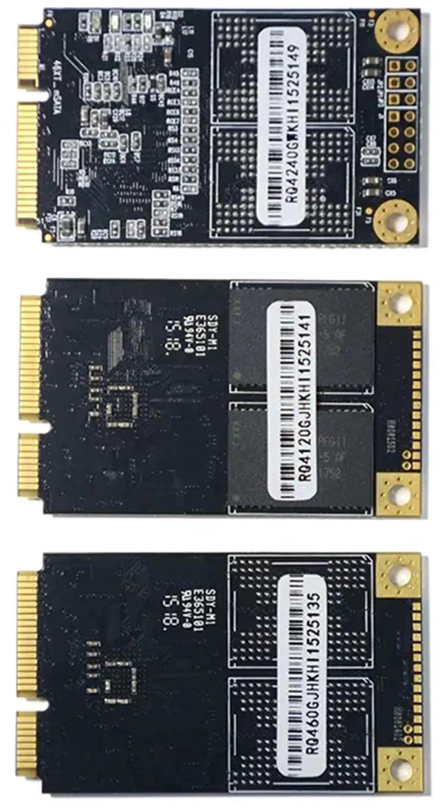 Alt view image 6 of 7 - DUCI MSATA 256GB SSD, General Purpose SSD with speeds up to 504MB/s for Notebook and Desktop PCs for Gaming/Work, Green