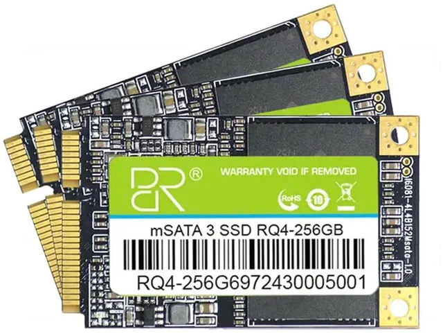 Alt view image 4 of 7 - DUCI MSATA 256GB SSD, General Purpose SSD with speeds up to 504MB/s for Notebook and Desktop PCs for Gaming/Work, Green