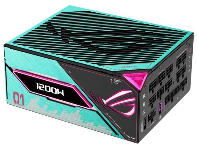Alt view image 4 of 7 - ASUS ROG GX601S Helios Hatsune Miku Gaming Desktop PC, 9800X3D+5080+32G+2TB, R7 9800X3D, ASUS Astral ROG RTX5080 O16G GAMING, 32GB (16G*2) DDR5, 2TB SSD, STRIX X870E-H GAMING WIFI7