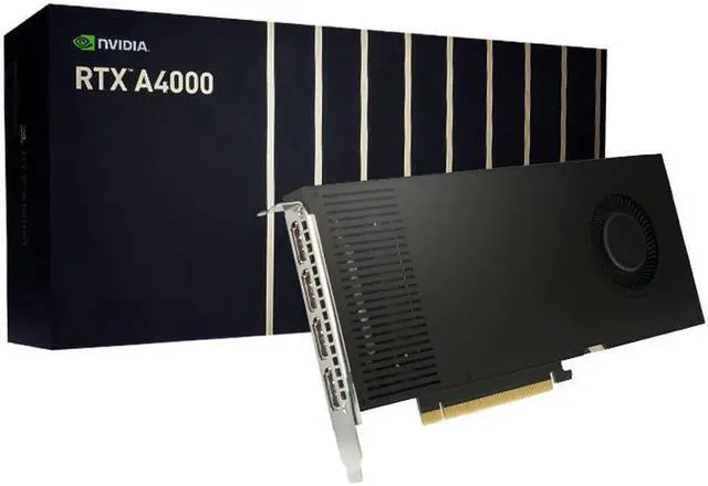Alt view image 7 of 7 - NVIDIA RTX A4000 16G Single-slot Professional Graphics Card, Industrial Package, GDDR6 ECC Memory, 256-bit, Bandwidth 448 GB/s, DP1.4a X4, Modeling and Rendering, Film and Video Post-Production