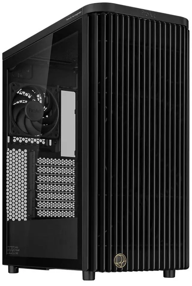 Alt view image 3 of 6 - ASUS ProArt PA401 Standard Edition case supports ATX, M-ATX, and MINI-ITX motherboards. It comes standard with a 160mm custom fan, a one-touch side panel, and a pet-proof power-off lock.