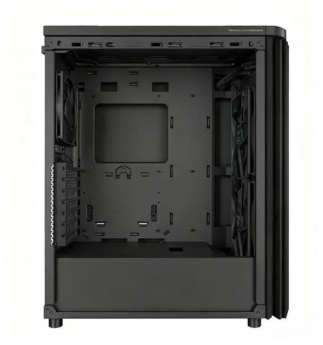 Alt view image 2 of 6 - ASUS ProArt PA401 Standard Edition case supports ATX, M-ATX, and MINI-ITX motherboards. It comes standard with a 160mm custom fan, a one-touch side panel, and a pet-proof power-off lock.
