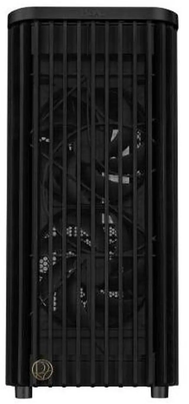 Alt view image 4 of 7 - ASUS ProArt PA401 Woodcraft & Iron Rhythm Edition Mid-Tower Case, supports ATX, M-ATX, and Mini-ITX motherboards, 34mm cable management space, left-side panel latch, non-transparent design