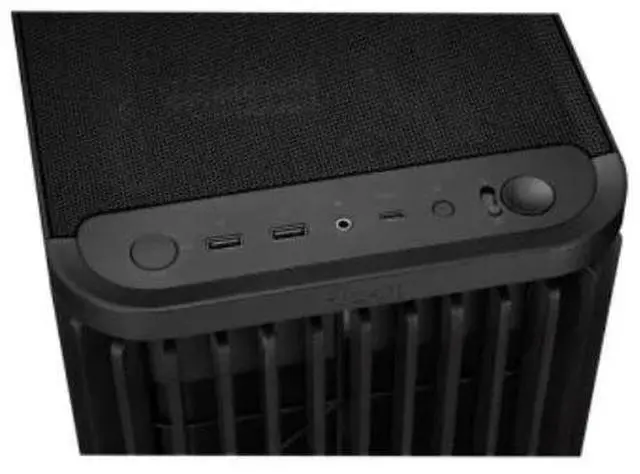 Alt view image 6 of 7 - ASUS ProArt PA401 Woodcraft & Iron Rhythm Edition Mid-Tower Case, supports ATX, M-ATX, and Mini-ITX motherboards, 34mm cable management space, left-side panel latch, non-transparent design